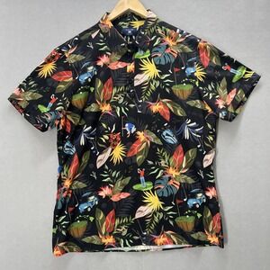 Island Crew 4-way Stretch S/S Performance Golf Polo Hawaii Aloha Shirt Men's XL